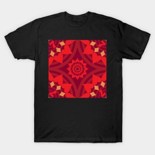 Casino Mandala - Hearts and Diamonds T-Shirt